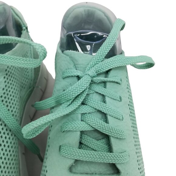 Vionic Joey Fresh Green Nubuck Leather Low Top Sneakers Size 8.5 Comfort Walking - Picture 5 of 11